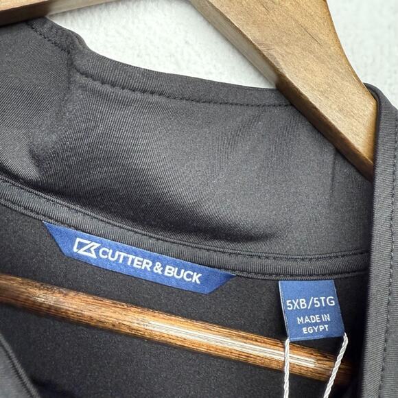 Ohio State Quarter Zip Pullover Mens 5XB 5XL Big Black Embroidered Tech Golf NEW - Picture 7 of 9